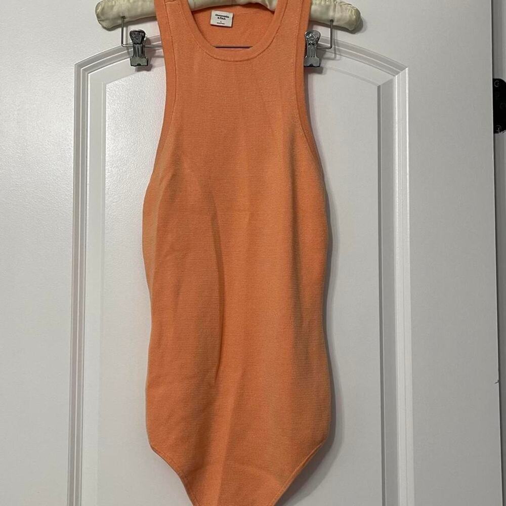 Abercrombie fitch peach knit